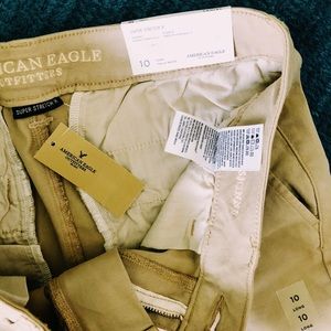 brand new super stretch AE khakis